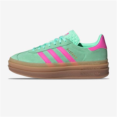 adidas roze groen sneakers|Women's Green Gazelle Shoes .